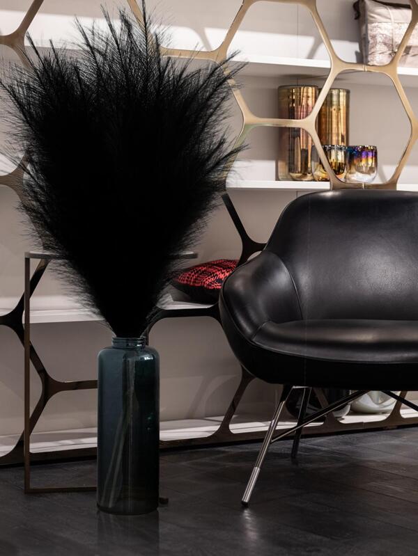 4Pcs Faux Pampas Grass,Set of 4 Stems Large 43''/110CM Tall Artificial