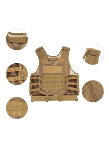 Outdoor Multifunctional Mesh Breathable Vest - Army Green - View 3