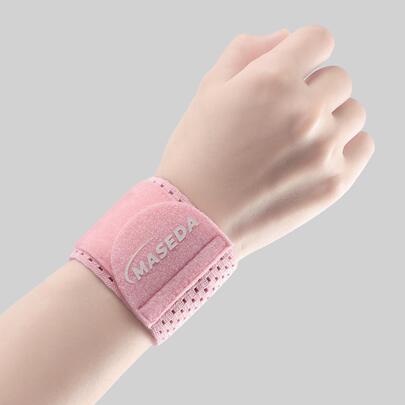 1 件装字母图案防扭伤健身羽毛球腕带健身房健身腕带配件