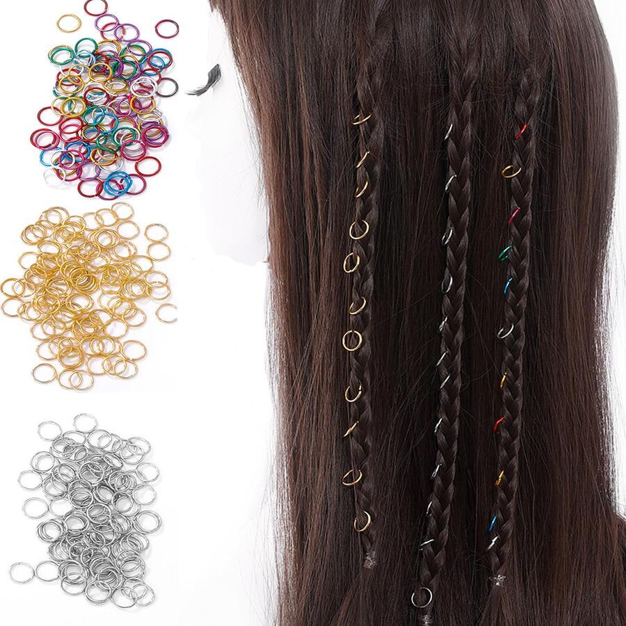 300 chiếc Châu Âu và Châu Mỹ Phong cách Đầy màu sắc Váy rộng Dây buộc tóc Bộ , Đơn giản Phụ kiện tóc - Ombre - Xem 1