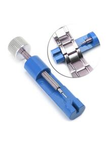 Watch Strap Tool Kit With Disassembly Repair Installation Tool, Steel Strap Adjustment Tool, Watch Accessories - Blue - View 2
