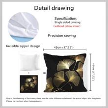 Vỏ gối in hình Ginkgo Biloba không có chất độn - Nhiều màu - Xem 7