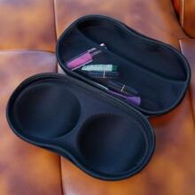 Travel Organizer Bag For Underwear - Black and White - View 2