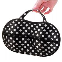 Travel Organizer Bag For Underwear - Black and White - View 5