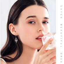 耳環掛鉤,100入組低過敏性耳朵魚鉤耳環鍍銀帶100透明耳環塞子,耳環製作用品DIY首飾製作 - 銀色 - 查看 4