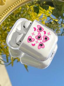 眼睛&愛心圖案耳機殼適用於Airpods - 彩色 - 查看 2