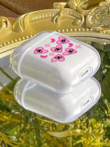 眼睛&愛心圖案耳機殼適用於Airpods - 彩色 - 查看 3