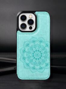 Funda para móvil con patrón de mándala - Verde - Ver 2