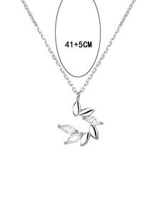 1 件流苏幸运小麦耳项链，适合日常佩戴