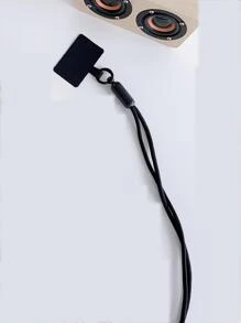 1入組素色手機掛繩帶固定卡