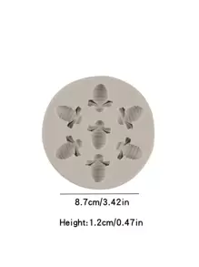 1 件蜜蜂设计 DIY 硅胶模具 - 灰色 - 查看 5