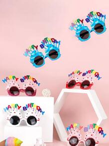 1pc Birthday Party Glasses - White - View 5