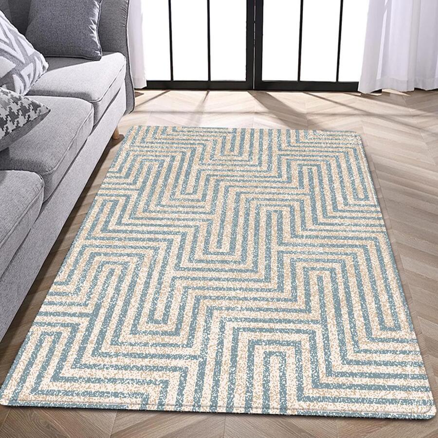 1개 기하 모양 카펫 - 멀티컬러 - 보기 1