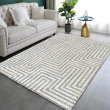 1개 기하 모양 카펫 - 멀티컬러 - 보기 3