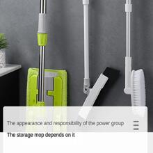 1入組不銹鋼拖把和掃帚架 - 銀色 - 查看 9