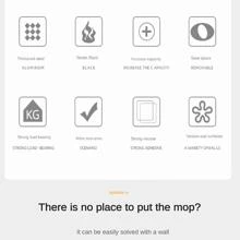 1入組不銹鋼拖把和掃帚架 - 銀色 - 查看 10