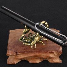 復古黃銅蠍小雕像微型寵物小動物筆筒工藝系列辦公桌裝飾物家庭裝飾用品 - 銅色 - 查看 2