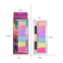Powder For Manicure Nail Decoration Pigment Mermaid Effect - Beige - Übersicht 3