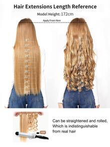 Invisible Wire Hair Extensions, Dirty Blonde Roots, Natural Wavy Hair Weft, Women Synthetic Hair Extensions, 12/14/16/18/20/22/24 Inches, Dark Brown/Blonde, No Clips Needed - Light Brown - View 5