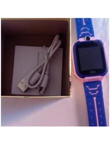 Reloj inteligente para niños, dispositivo con tarjeta Sim, GPS - Azul - Ver 8