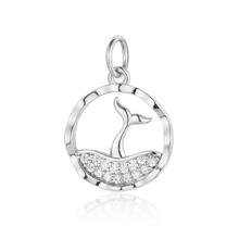 Mặt dây chuyền tự làm hình tròn trang trí bằng đá rhinestone - phong cách phương Tây - Xem 1