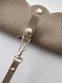 1 pezzo portabile Occhiali da sole Sacchetto portaoggetto - nero - Visualizzare 5