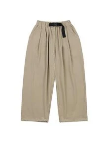 青少年男孩夏季休閑運動褲快乾直筒長褲 - 卡其色 - 查看 9