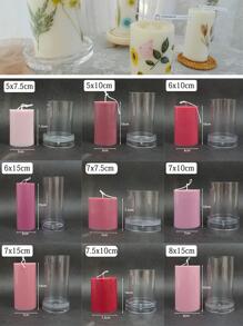 1 个透明烛台 - 白色 - 查看 4