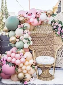 122pcs Mixed Color Party Decoration Balloon Set - Baby Pink - View 4
