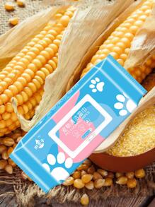 80pcs/pack Cat And Dog Eye Cleaning Wipes - White - View 2