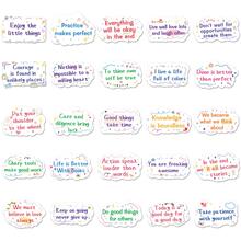 50入組英文勵志簡短語句塗鴉圖案卡通動漫guka貼紙適合兒童可愛時尚愛塗鴉防水貼紙,適用於筆記型電腦水瓶單板滑板手機 - 黑與白 - 查看 5