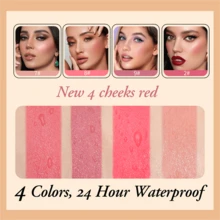 HelloKiss 多功能液體塑造輪廓奶油,1入組持久珠光精細珠光質感紋理螢光筆臉部腮紅奶油彩妝棒 - 銅色 - 查看 7