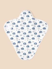 1pc Printed Swaddle Blanket, Comfortable Baby Swaddle - Multicolor - View 8