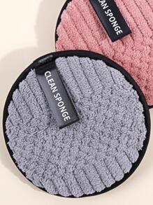 MAANGE 3pcs Makeup Remover Puff,Soft And Skin Friendly Face Towel,Cleaning Tools Easy Carrying For Travel - Multicolor - View 6