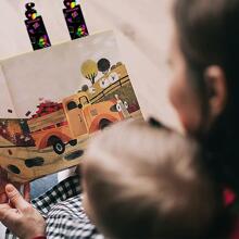 1 Set 12 Pcs Scratch Art Bookmarks, Dinosaur Bookmarks, Magic Scratch Rainbow Bookmarks Making Kit, DIY Bookmark Art Craft Paper Bookmark, Party Favors Gifts From Teacher Bulk, Party Bags Filler, Birthday Gift - Black - View 9