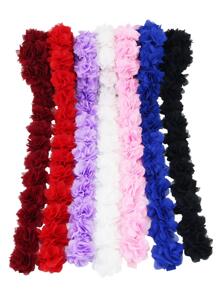 1 pezzo Fettuccia DIY con decorazione floreale