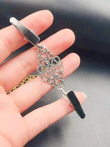 1入組鏤空DIY裝飾 - 銀色 - 查看 8