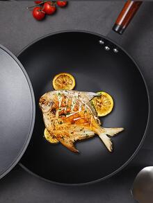 1 pieza Sartén hierro antiadherente - Negro - Ver 5