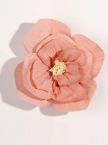 1pc Crepe Paper Flower Decoration 3d Artificial Flower For Party Background Layout - Baby Pink - View 2