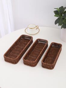 1入組素色刀具收納籃 - 棕色 - 查看 2
