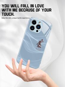 水鑽兔子裝飾防摔手機外殼 - 藍色 - 查看 6