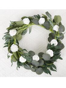 200 Pcs Artificial Rose Flower Heads, 1.97in Stemless Roses Artificial Rose Flower Heads For Crafts Fake Roses Heads Artificial Roses For DIY Craft Wedding Bouquet Party Decoration, Table Centerpiece Decorations, Party Decoration Supplies - 白色 - 查看 7