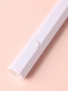 FULL BEAUTY Uv Led甲油燈手持式u V光療機,1只3瓦燈珠甲油烘干機專業甲油烘干燈凝膠x燈專為凝膠甲油而設的閃光燈為凝膠甲油而設的led甲油燈手持式小型甲油烘乾機凝膠指甲膠usb手電筒家居diy美甲指甲藝術工具最佳禮物女孩（白色） - 白色 - 查看 7