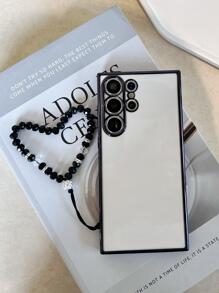 透明手機殼附帶繩子 - 黑色 - 查看 5