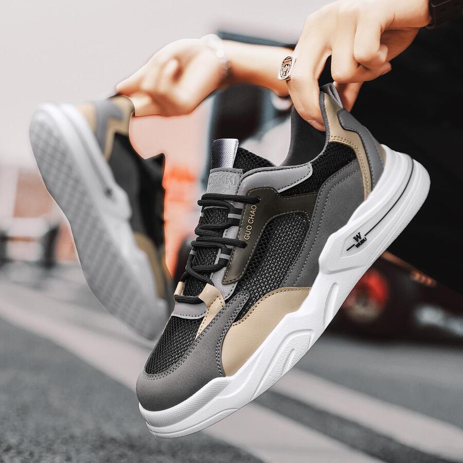 Giày thể thao nam - màu đen - Xem 1