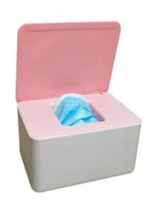 1入組廚房浴室濕紙巾分配器支架帶蓋防塵紙巾盒辦公室家庭廚房配件收納工具