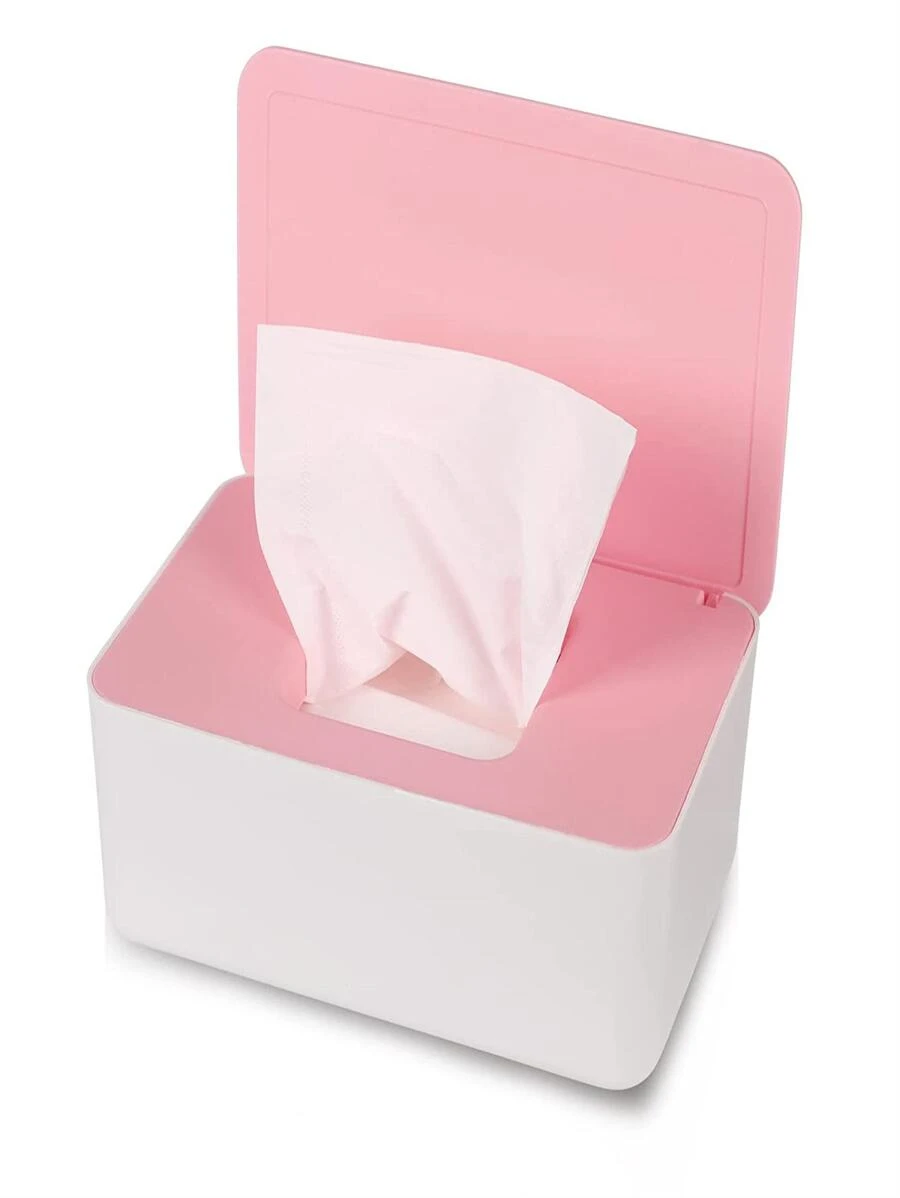 1入組廚房浴室濕紙巾分配器支架帶蓋防塵紙巾盒辦公室家庭廚房配件收納工具