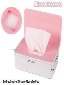 1入組廚房浴室濕紙巾分配器支架帶蓋防塵紙巾盒辦公室家庭廚房配件收納工具