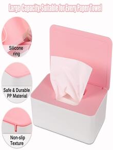 1入組廚房浴室濕紙巾分配器支架帶蓋防塵紙巾盒辦公室家庭廚房配件收納工具