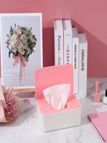 1入組廚房浴室濕紙巾分配器支架帶蓋防塵紙巾盒辦公室家庭廚房配件收納工具